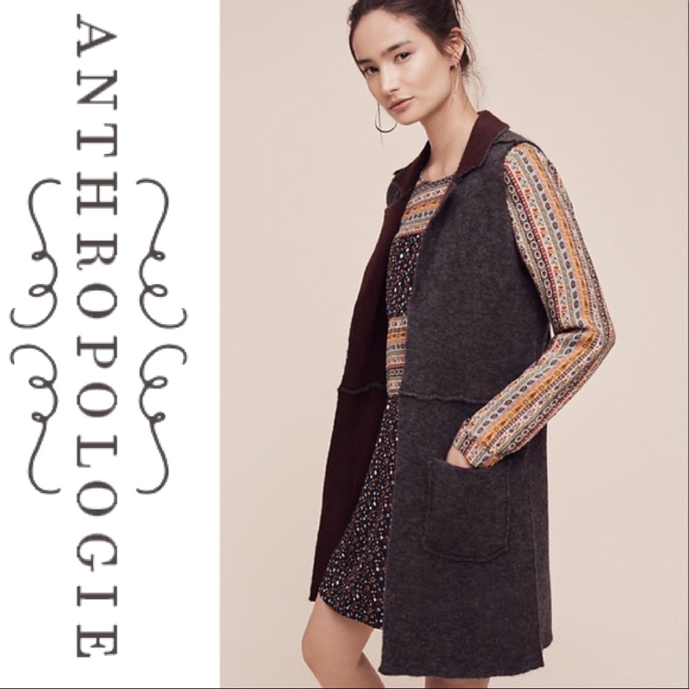 Anthropologie MOTH Morris Sweater Vest Jacket xs/s